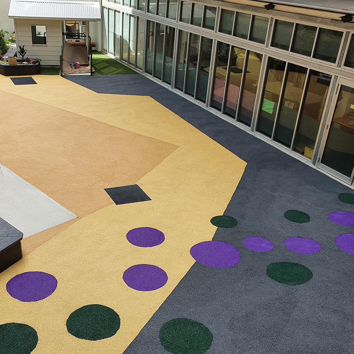 Enviro Surface Solutions rubber soft fall commercial installation